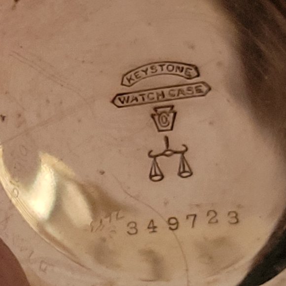 Relisted -Antique locket Myrtle MC 1901 gold watch case necklace Victorian - Picture 8 of 17